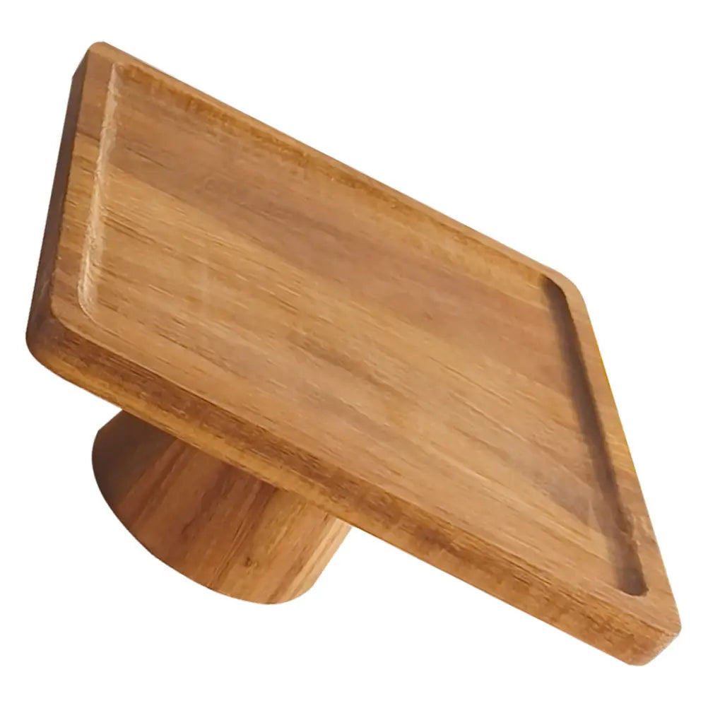 מעמד עץ להגשה למרכז שולחן