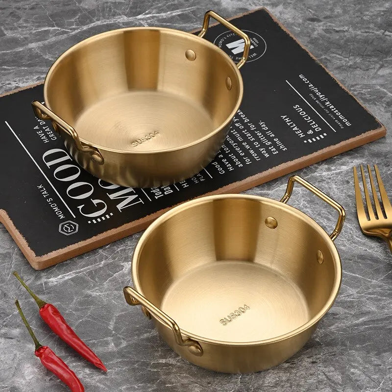 קעריות נירוסטה להשגת סלטים ומטבלים