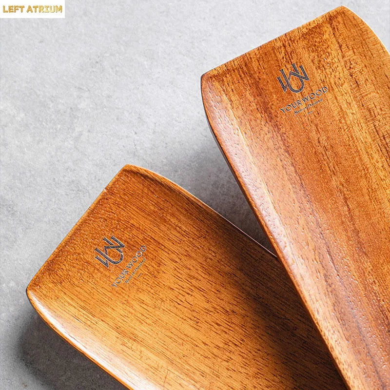 צלחת הגשה לסושי או דים סאם מעץ