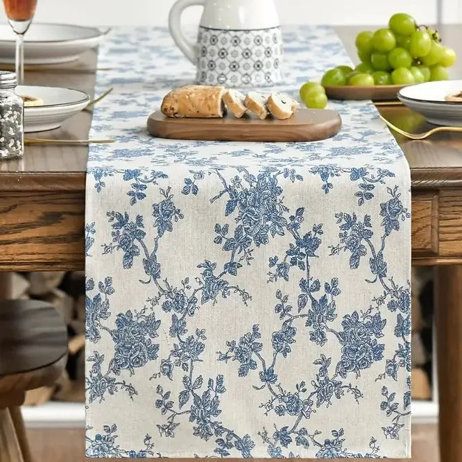 ראנר מודפס מבד כותנה איכותי