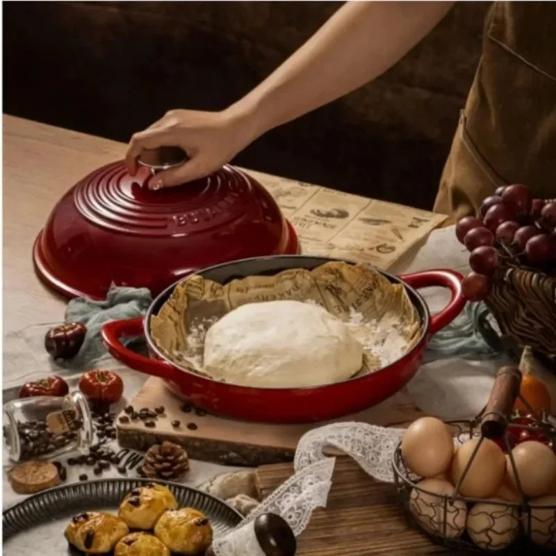 סיר ברזל יצוק מיוחד לאפיית לחמים ועוד 26 ס"מ