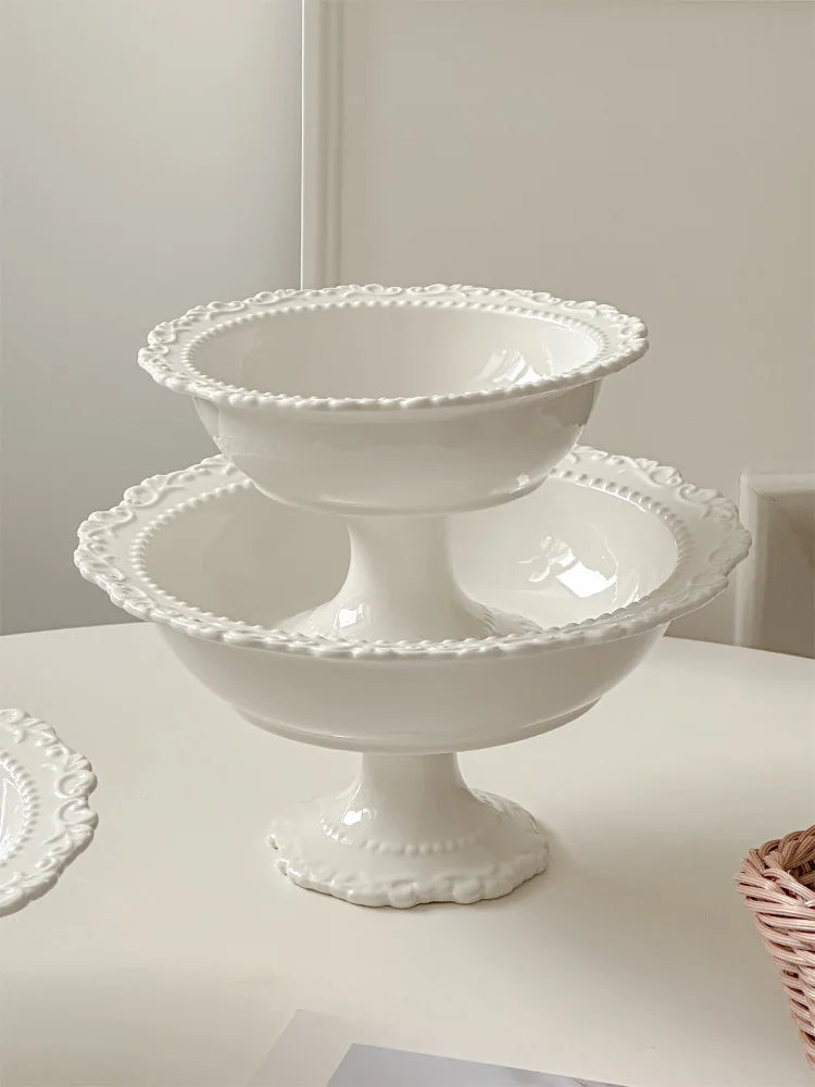 קערת הגשה מקרמיקה בסגנון רטרו