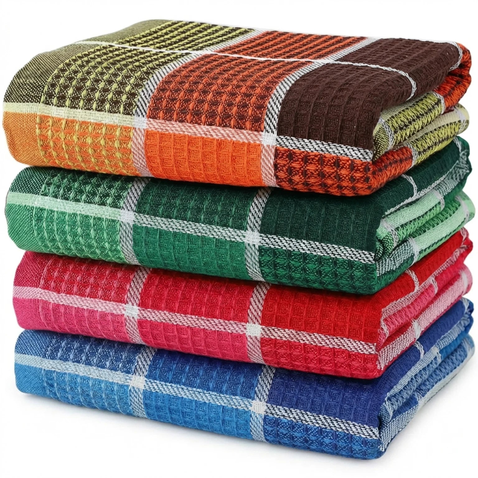 מגבות מטבח דגם וופל משבצות